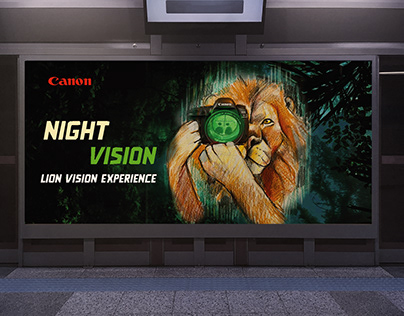 canon poster and billboard ad