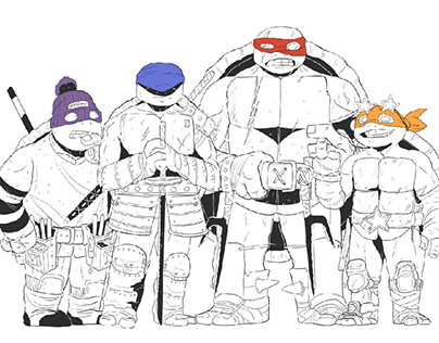 Ninja turtles - sketch