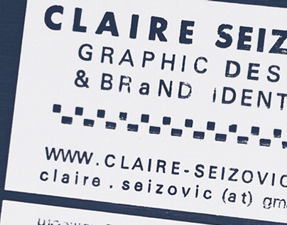 Claire Seizovic Business Card