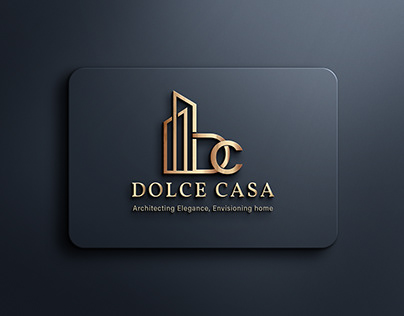 Crafting Elegance: Dolce Casa Construction Logo Journey