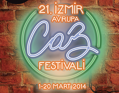 21. İzmir Avrupa Caz Festivali Poster / Afiş çalışması