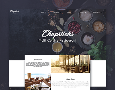 Restaurant Web design