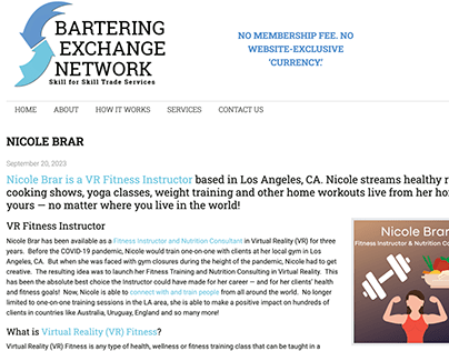 Bartering Exchange network