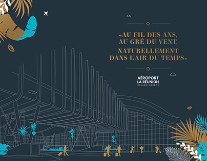 Carte de Vœux 2024 - Aéroport Réunion Roland Garros