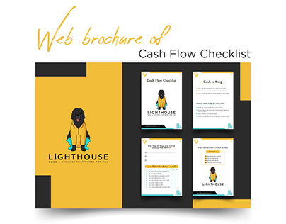 Web brochure of cash flow checklist.