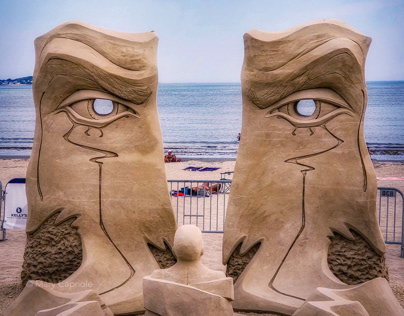 Revere Beach Sand Sculptures