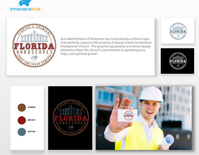 Construction Logo - FLORIDA HARDSCAPES