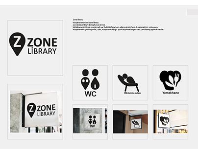 Kütüphane logosu ve pigtogramları