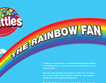 Skittles - Rainbow Fan