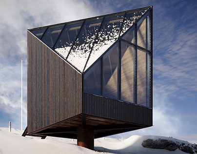 Projektminiatyr - Diamond Cabin. Norway