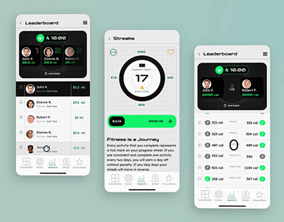 Interface Design Animation for Fitness & Diet App