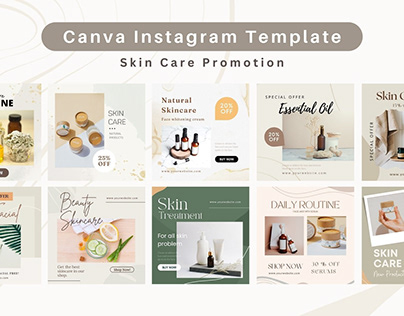 FREE Canva Skin Care Instagram Post Template