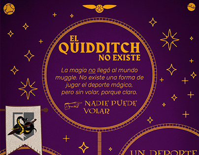 Banner explicativo equipo de Quidditch