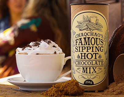 Packaging "Chaqchao's sipping hot Chocolate Mix"