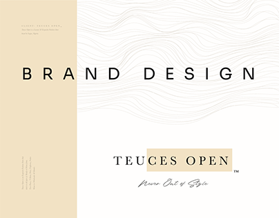 Brand Packaging Design For Teuces Open