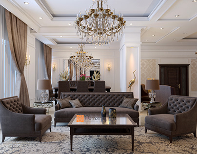 Neoclassical living room- Sana'a Yemen