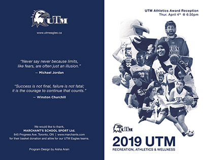 UTM Athletics Awards Booklet