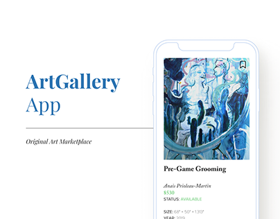 ArtGallery App - Original Art Marketplace