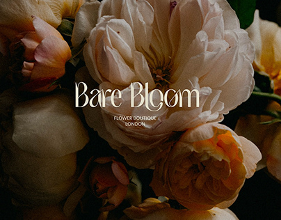 Bare Bloom/Visual Identity for Flower Boutique