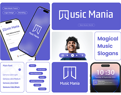 Music Mania | Music App Brand Identity