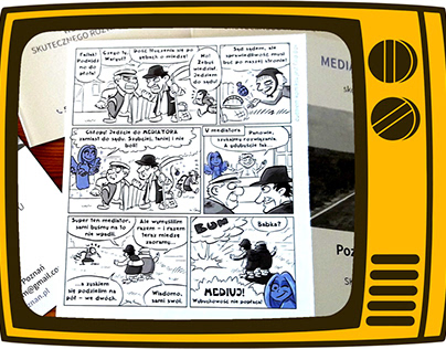 Advertising comic for Poznań Mediation Center