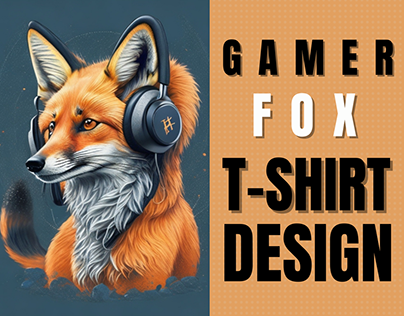 Gamer Fox Tshirt Design