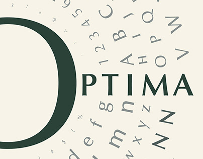 Typeface Poster: Optima