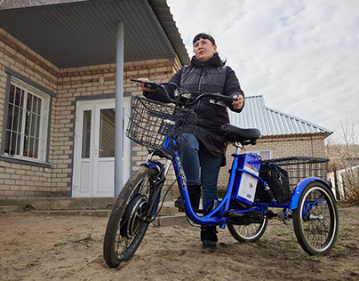 A bicycle for the provision of social services