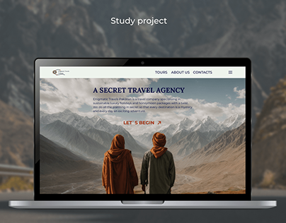 Concet Landing page for Pakistani travel agency