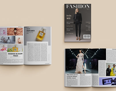 Fashion Magazine Layout Design | EDITORIAL DESIGN
