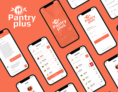 Pantry plus mobile app design