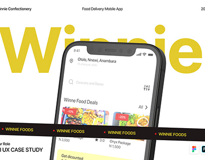 Project thumbnail - WINNIE FOOD DELIVERY APP