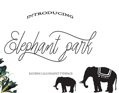 Elephant Park Font Duo