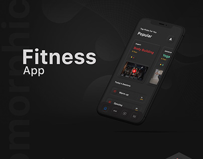 Fitness App - Neomorphic Design
