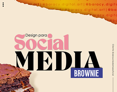 Design para Social Media | Brownie