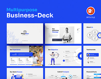 Multipurpose Business-Deck PowerPoint Presentation