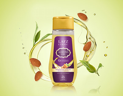 LAFZ Almond Oil Packaging design