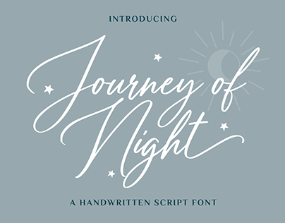 Journey of Night Font