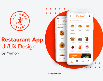 Pitchoun Bakery App UI Design