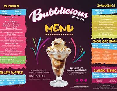 Bubblicious Desserts