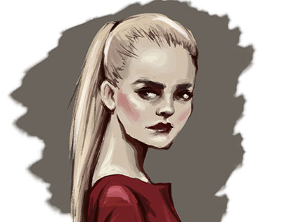 Goth Character Illustration