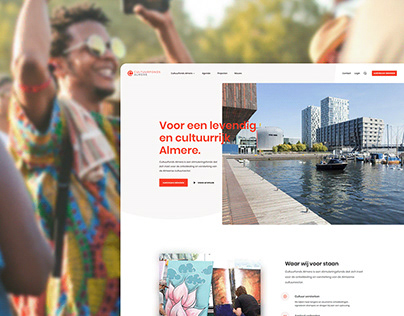 Cultuurfonds Almere - Webdesign