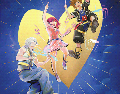 Kingdom Hearts - Zine Illustration
