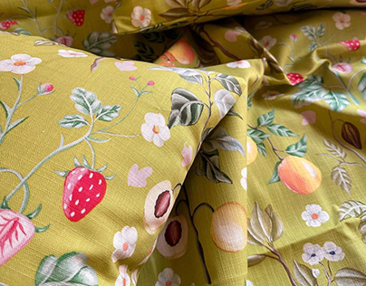 Project thumbnail - Harvest Garden Pillow | A Botanical Pattern Project