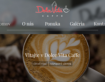 Café & Confectionery website preview
