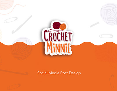 Crochet Minnie Social Media Post Design