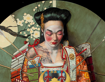 Geisha Samurai BeautifulBizarre Art Prize Finalist 2022