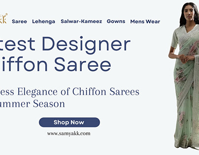 Explore the Allure of Chiffon Sarees