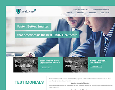  Healthcare Professionals Web Template