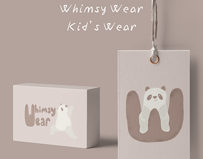 Logo for brand created by AI | Whimsy Wear